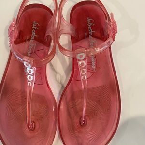 Ferragamo jelly sandals